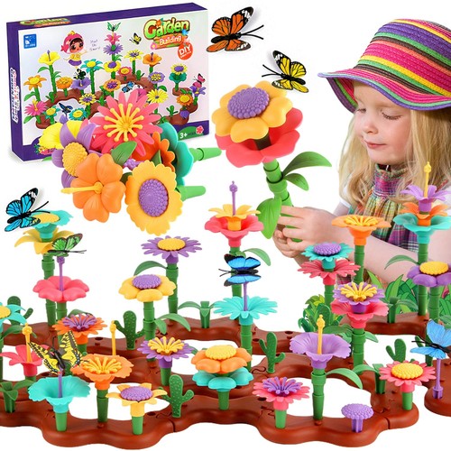 Flower garden building toy - building,