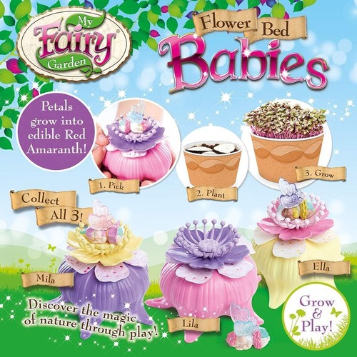 Fairy garden flower bed - fairy,
