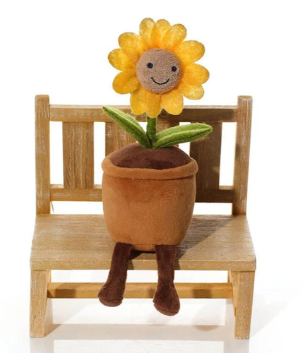 Sunflower plush shelf - sunflower,