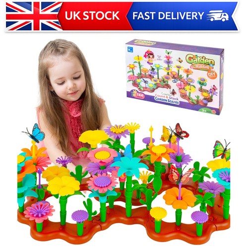 Flower garden building toy set - building,