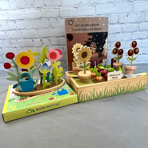 Tender leaf wooden toy garden - tender,