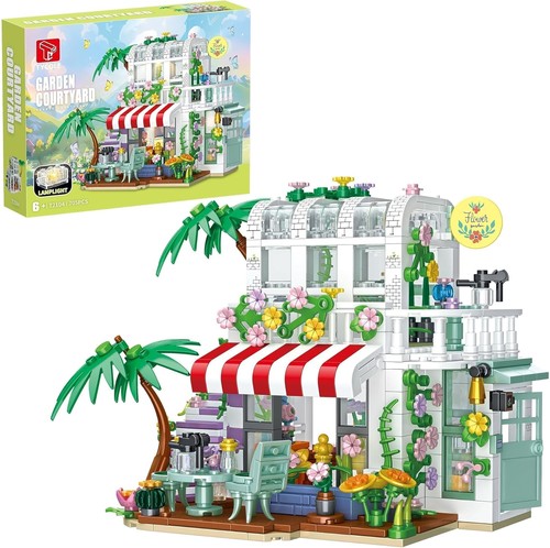 Flower house building - house, with