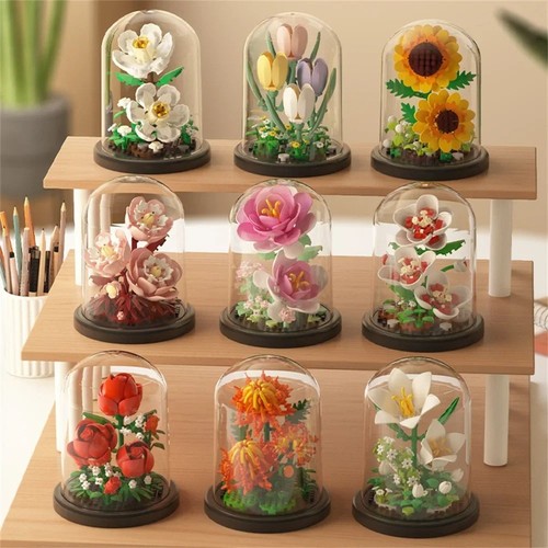 Flower bouquet bonsai building - bouquet,
