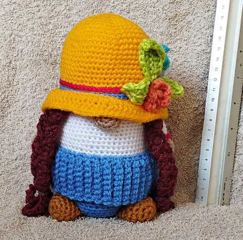 Handmade crochet lady - crochet,