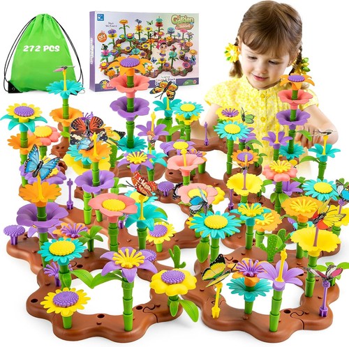 Flower garden building toys - toys,