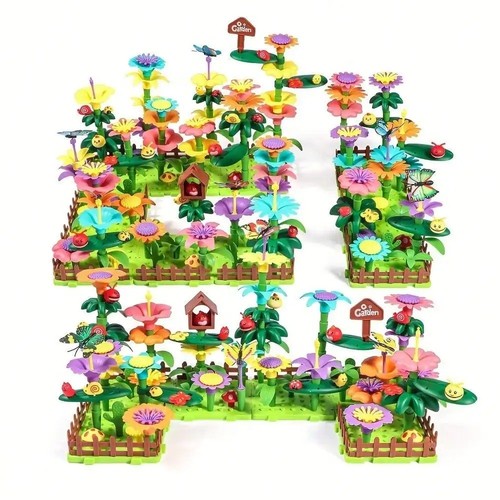 Flower garden building toys - garden,