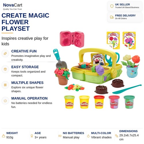 Blooming flowers playset - blooming,