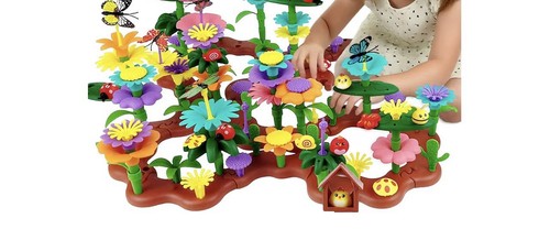 Flower garden building toy - garden,
