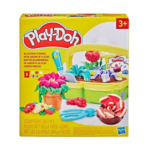 Playdoh blooming flowers - playdoh,