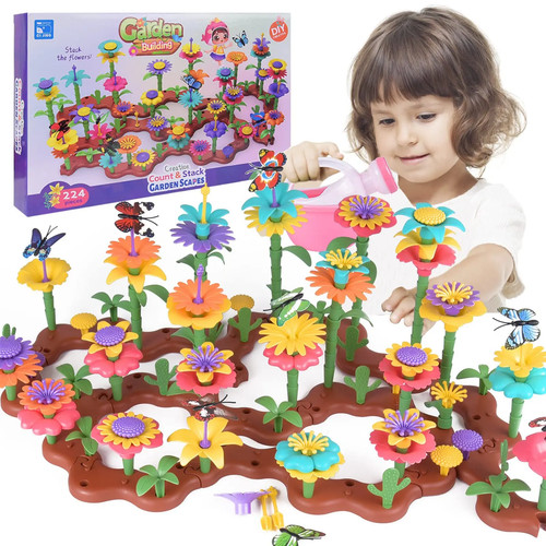Stem flower garden building - flower,