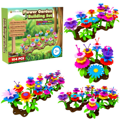 Flower garden building - garden, toy