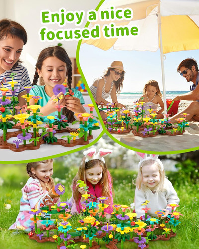 Flower garden building toys - flower,