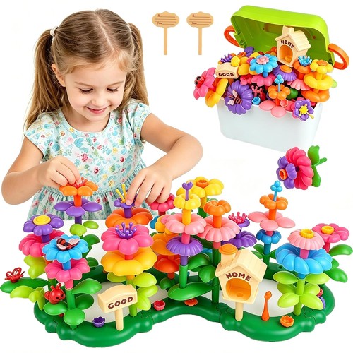 Flower garden building toys - flower,