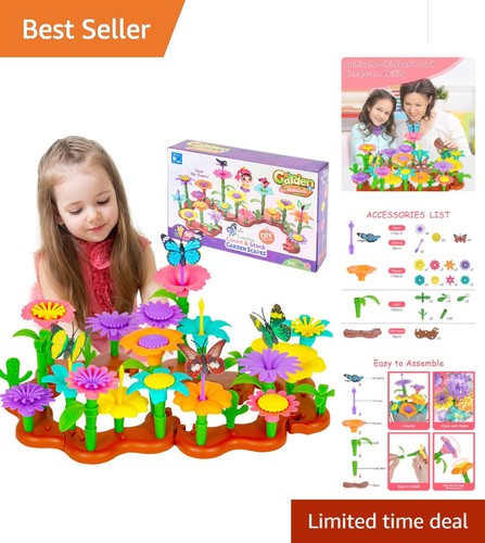 90pcs diy flower building - 90pcs,