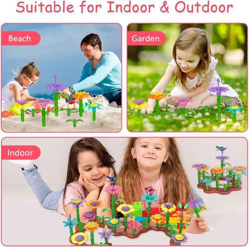 Flower garden building toy - garden,